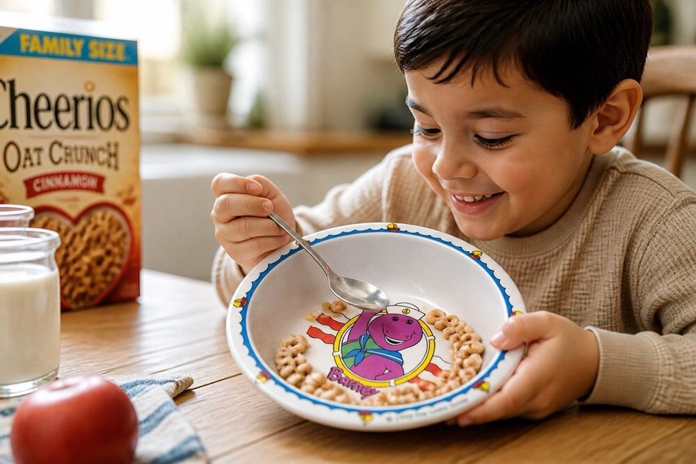 Barney Vintage 1993 Ships Ahoy Melamine Cereal Bowls Lyons Group Selandia 8in